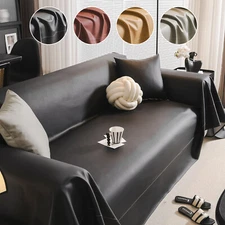 Waterproof Faux Leather Couch Cover Non-Slip Slipcover Sofa Protector for Pets