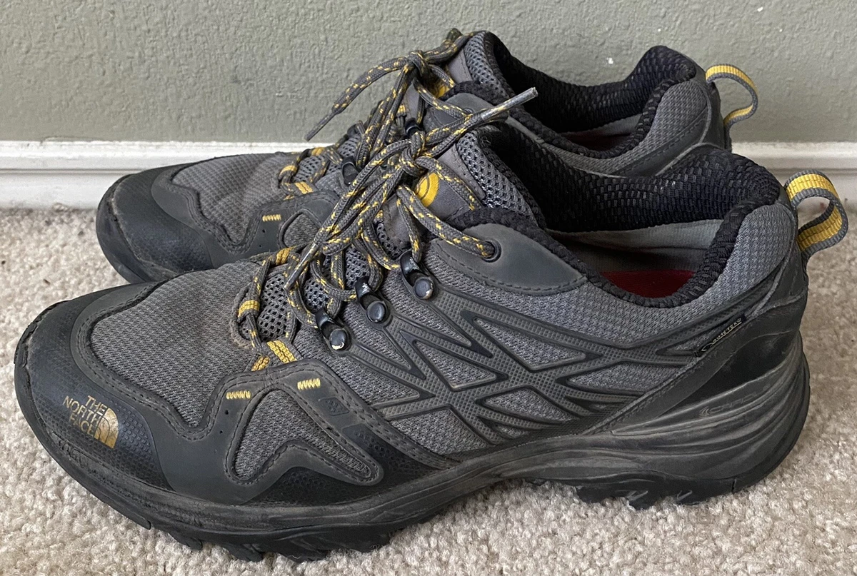 The North Face Trail Hiking Gray Shoes Gore Tex Cradle Vibram Sole