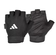 Adidas Aeroready Adjustable Essential Gloves Black/White Women Size L