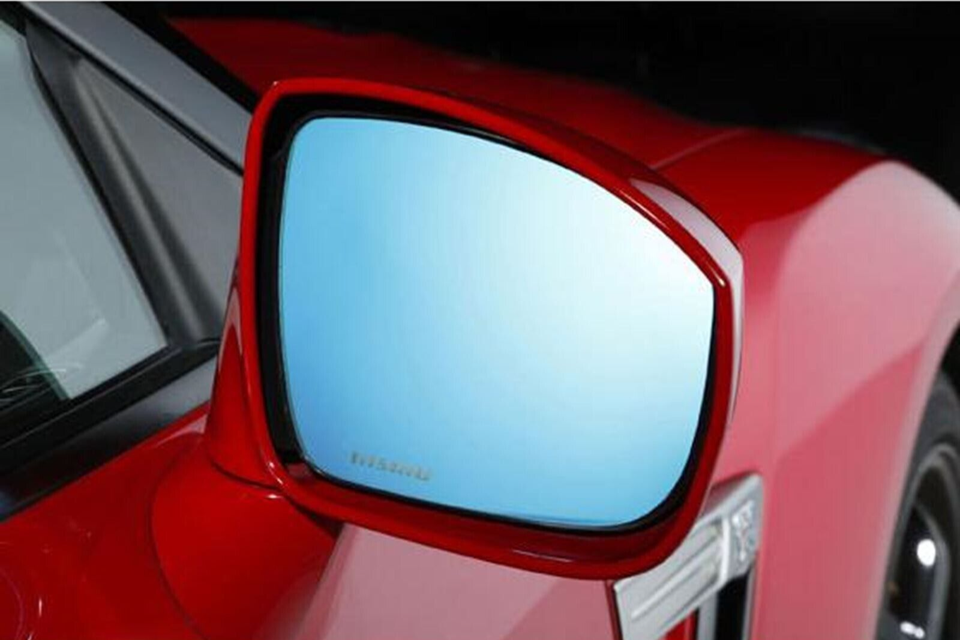 R35 Gt R Rear Glass NISMO Genuine Blue Door Mirror Glass for Nissan R35 GT-R 9636S-RNR50 ...
