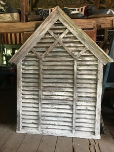 Stunning Pa Barn Gable End Vent Louver Old White 86 5 X 67 X