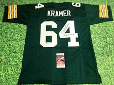 JERRY KRAMER AUTOGRAPHED GREEN BAY PACKERS JERSEY JSA HOF 2018