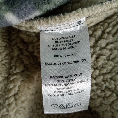 Eddie Bauer Flannel Heavy Shirt Boys 8 Sherpa Lined Snap Front Shacket Jacket - Picture 6 of 7