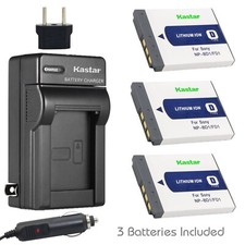 Travel Charger 3 battery for Sony BD1 DSC-G3 T2 T70 T75 T77 T90 T200 T300 T500