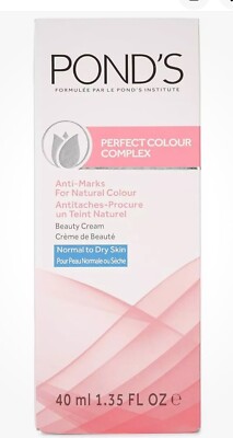 Ponds Perfect Colour Complex Beauty Cream. Skin Lightening & Brightening. 1.35oz