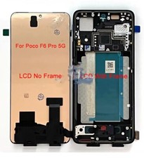 LCD Display Frame Touch Panel Digitizer Replacement For Xiaomi Poco F6 Pro
