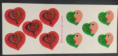 Carnet 2000 N°BC3298A - Bonne Fête Saint-Valentin 10 Timbres France Neuf** - Photo 1/2