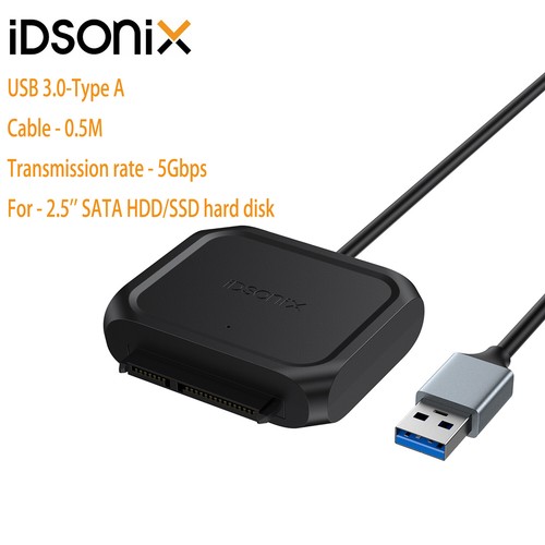 Cable adaptador de disco duro SATA IDsonix USB3.0 a 2,5"" convertidor UASP para disco duro SSD - Imagen 18 de 19