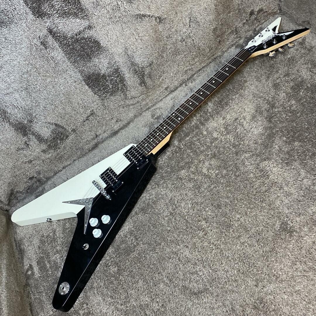 DEAN] MS STD Michael Schenker Standard Flying V Black&White