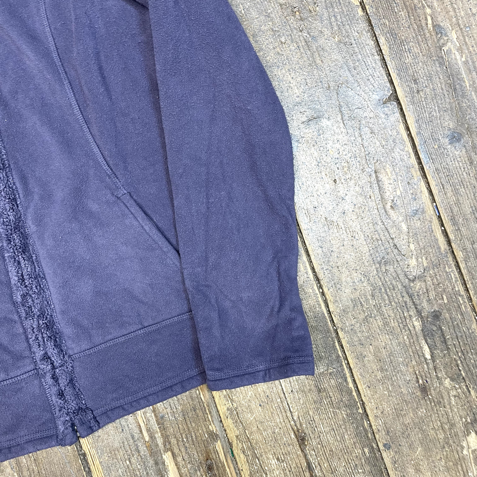 The North Face Fleece Teddy Soft Y2K Full-Zip Outdoor Jacket Purple Womens Small image 5