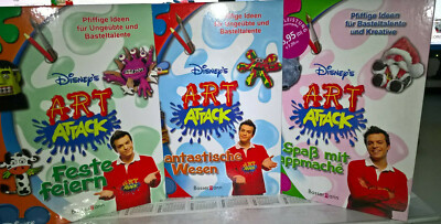 Disney's Art Attack 3 Bücher im Set Buch Bastelbuch basteln