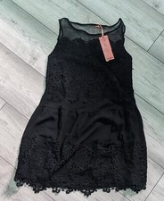 Women Lace Mini Dress Ladies Plus Size Summer Evening Party Cocktail Size 10