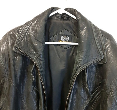 Vintage Aberdeen Men's Black Leather 