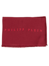 Philipp Plein Femme Unisexe Viscose Made In Italy 67x185 Cm Rouge Homme