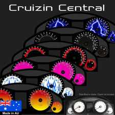 Plastic COLOUR DIALS for Holden Commodore VE HSV gauge speedo tacho dial cluster