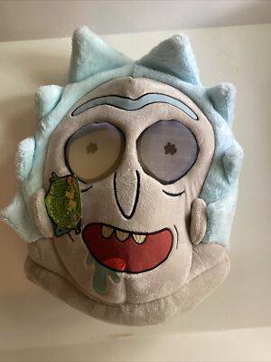 NWT Rick Mask Rick & Morty Big Greeter Heads Oversized DanDee Plush Adult Swim