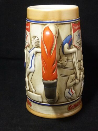 Budweiser 1984 Los Angeles Olympics Beer Stein - Picture 4 of 7