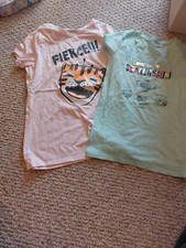 Lot Of 2 Tshirts By Cat Jack, Size 10-12,Preowned