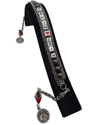 Tesbih Zaza Tugra CANIM Eşim elişi Tespih Bayrak Rosary Gebetskette Geschenkidee