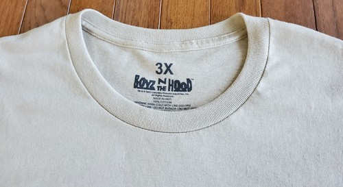 NWOT Boyz N The Hood Brown Graphic Ice Cube Short Sleeve T-Shirt Men's Size 3X - Picture 3 of 7