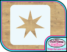 Star Shape Space C Mylar 190 Stencil Reusable Airbrush Paint Template Kids Room