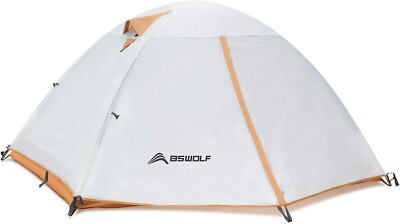 BISINNA 2-PERSON LIGHTWEIGHT WATERPROOF TENT ~ DOUBLE LAYER ~ BACKPACKING HIKING