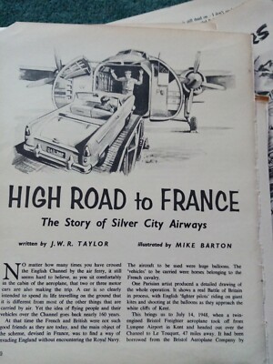 Ama2 Ephemera 50er Jahre Kurzgeschichte High Road to France J W R Taylor 