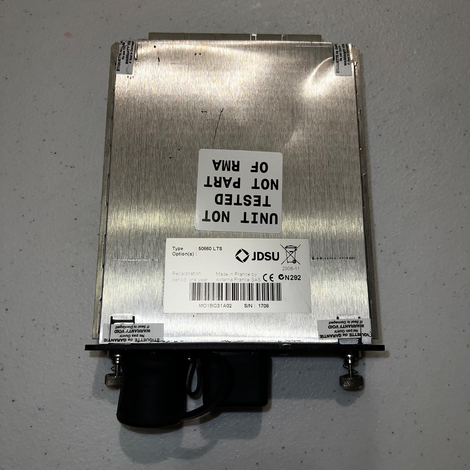 Wavetek JDSU 50660 LTS Optical Loss Test Set Module