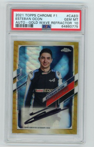 Carte à Collectionner Topps Chrome F1 2024 - Esteban Ocon (Alpine) - PSA 10
