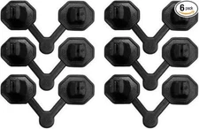 Kraken Bond FastCoat Insulation Nozzle, Horizontal & Vertical Use 6 Pack - Black