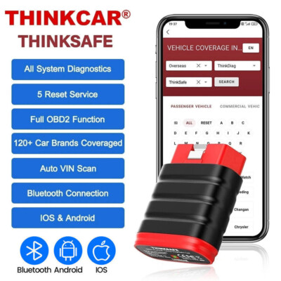 ThinkCar ThinkSafe OBD2 Scanner Bluetooth All System Diagnostic Tool Code Reader