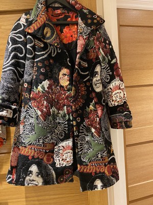 Manteau Desigual Femme Taille L - Noir, Microfibre, Toutes Saisons, Occasion Bon état
