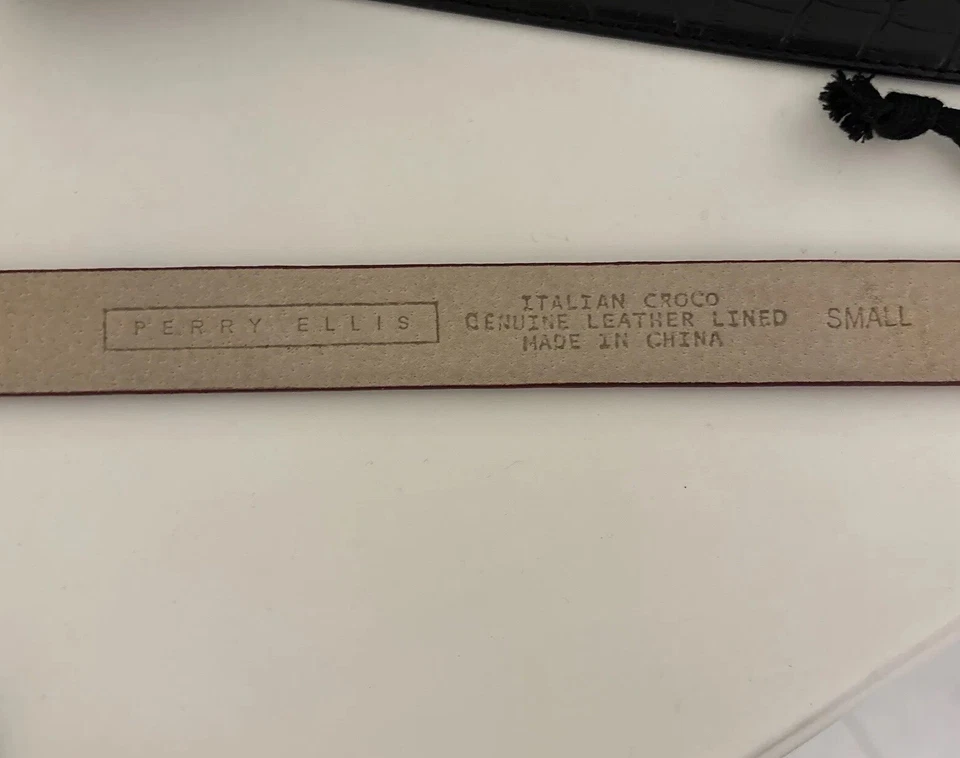 Cinturón tejido Perry Ellis tejido, rojo, pequeño Foto 2 de 4