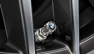 Original BMW 7er und 8er Ventilkappen 4 Stück BMW Logo für Auto RDC Ventile