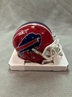 Josh Allen Signed Buffalo Bills Red Riddell Mini Helmet 5star COA Auto RARE