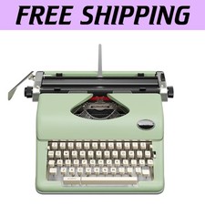 Decorative Vintage Typewriter in Seafoam Green - Perfect Gift for Creatives thumbnail