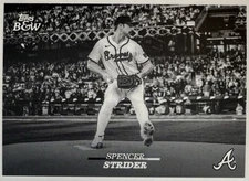 2024 Topps Black & White SPENCER STRIDER Atlanta Braves #82