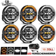 7"/9" ROUND HALO DRL LED DRIVING LIGHT SPOT LAMP SIDE LIGHT HGV LORRY 4X4 TRUCK