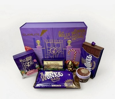 Glamlite x Willy Wonka & The Chocolate Factory Full Makeup Collection PR Box Set