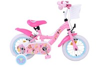 Volare Disney Princess Kinderfahrrad - MäDchen - 12 Zoll - Rosa - Zweihandbremse