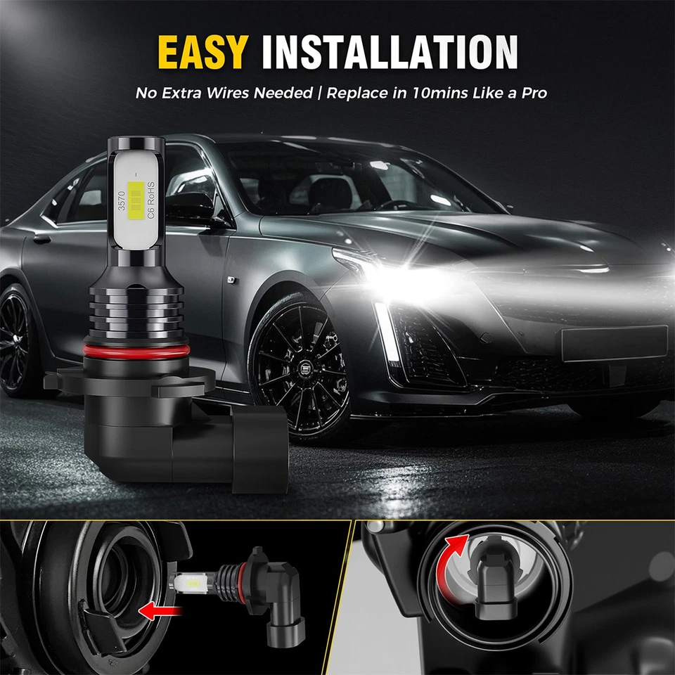 Bombilla de faro LED enchufable para Toyota Prius 2012-2015 base hatchback 4 puertas 1,8 L Foto 4 de 4