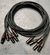 Lex 5 Pin XLR Shield Data Cable 15 Ft  LEX DMX-5-15  Neutrik Lot Of 5