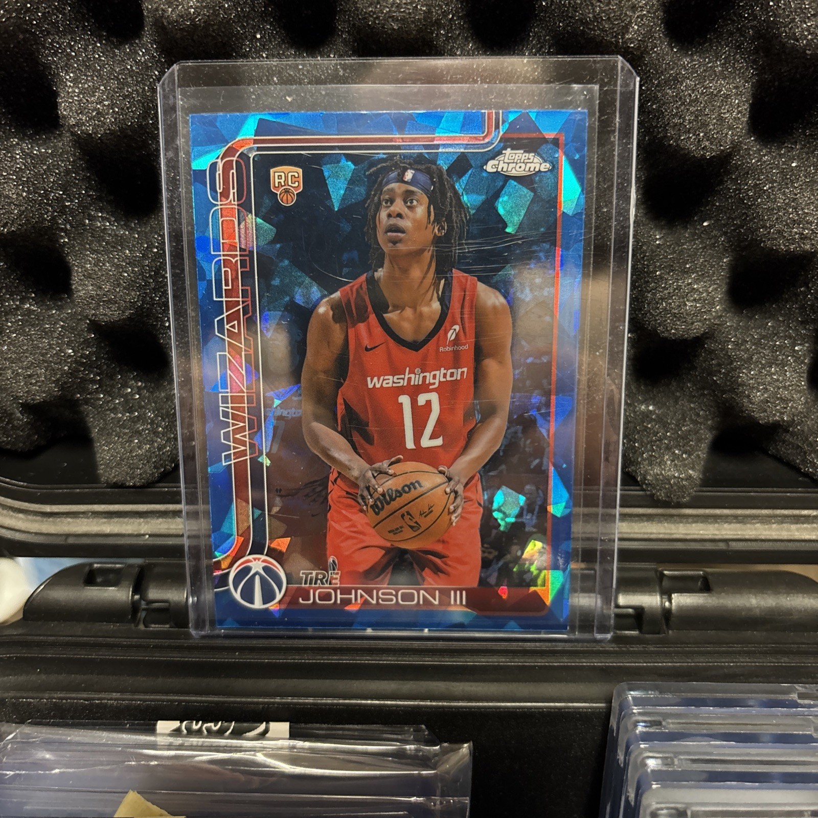 2025-26 Topps Chrome Sapphire Edition - Tre Johnson #256 (RC)