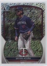 2023 Bowman Chrome Prospects Shimmer Refractor Bryan Acuna Acuña #BCP-193 uk2