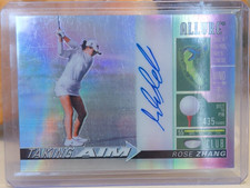 Upper Deck 2026 Allure Golf Rose Zhang Taking Aim Rainbow Auto TA-4 LPGA