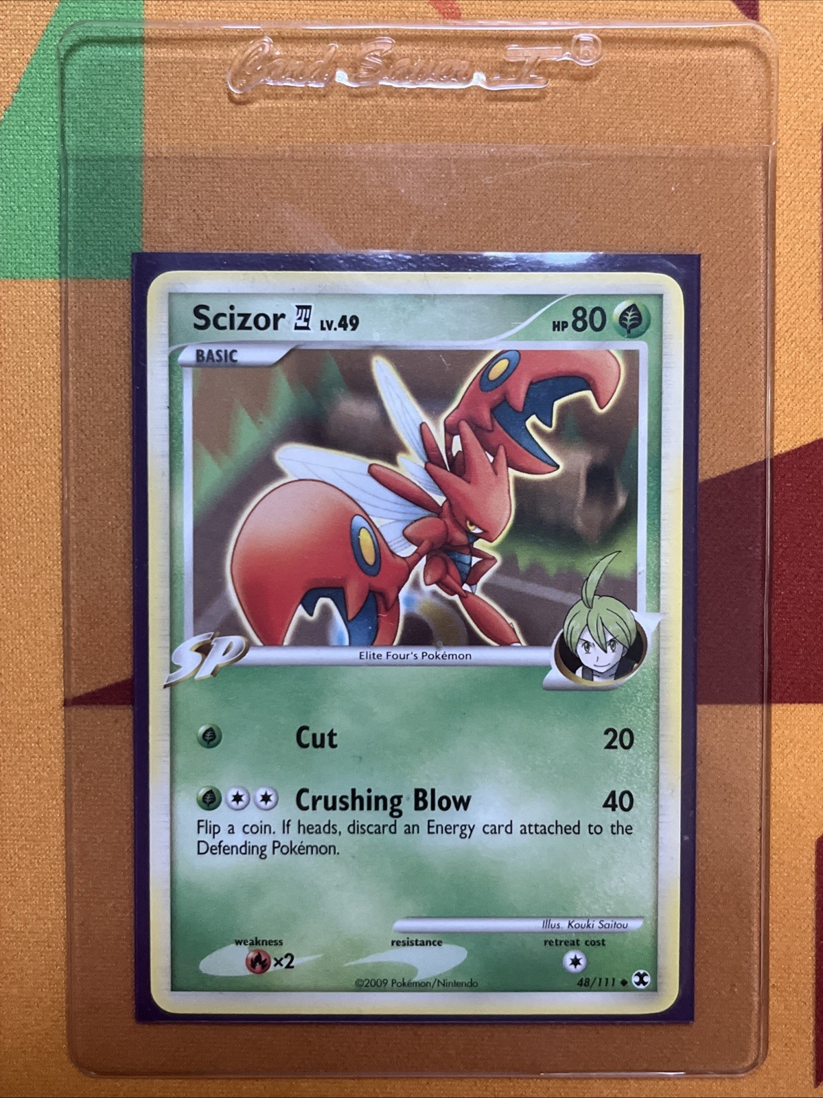 Pokemon Card - Scizor [E4] - SP - Uncommon (48/111) Platinum: Rising Rivals NM