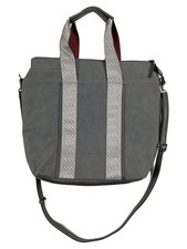 Tom Tailor Borsa a Mano Grigia Casual Shopper in Tessuto