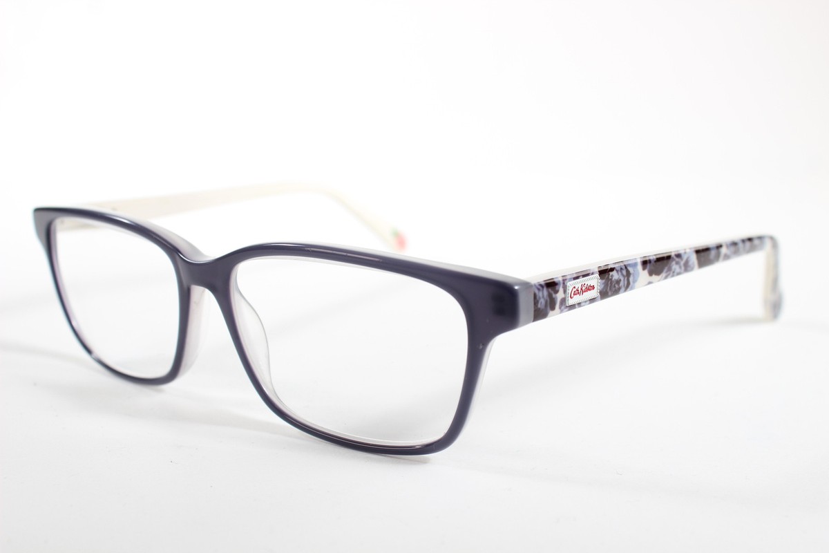 Cath Kidston Eyeglasses 12 Women Grey Full Rim Plastic Eyewear
