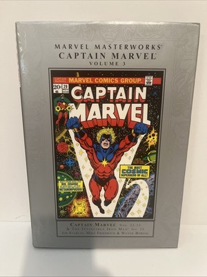 Marvel Masterworks: Captain Marvel Vol 03 Hardcover First Print!!