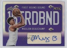 2021 Leaf Metal First Round Bound Purple Rainbow /30 MarJon Beauchamp Auto 0wx2